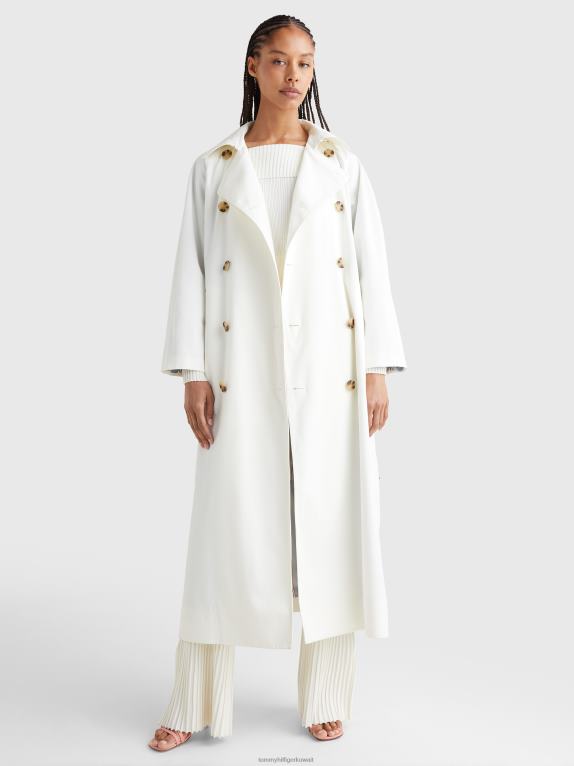 عاج Tommy Hilfiger معطف واق من المطر مخطط ذو وجهين من West Coast Prep 446441993