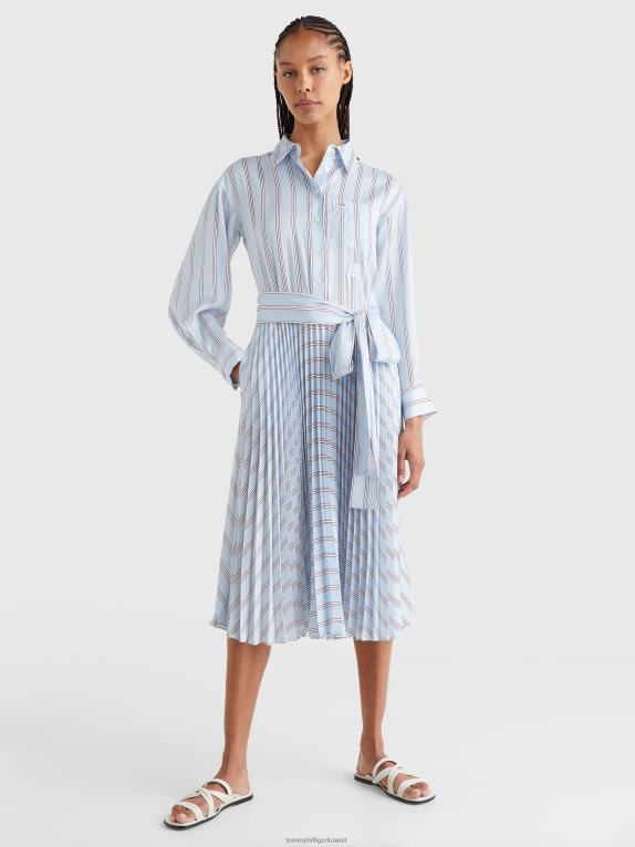 متعدد Tommy Hilfiger فستان قميص ذو قصة عادية من West Coast Prep 446442115