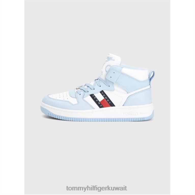 أزرق Tommy Hilfiger سلة تومي جينز ميد بوب Wmn 4464420018