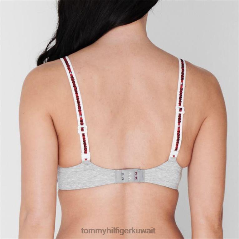 منتصف الرمادي هيث Tommy Hilfiger bralette مثلث التكنولوجيا 4464420403