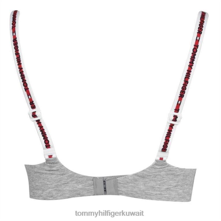منتصف الرمادي هيث Tommy Hilfiger bralette مثلث التكنولوجيا 4464420403