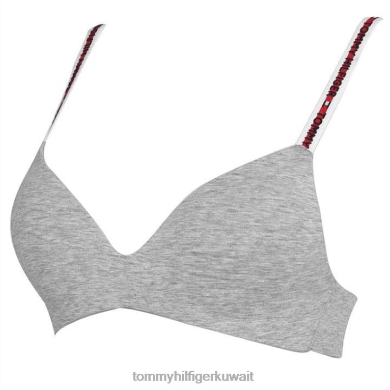 منتصف الرمادي هيث Tommy Hilfiger bralette مثلث التكنولوجيا 4464420403