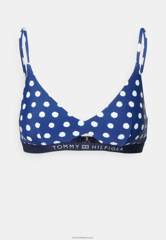 أزرق غامق Tommy Hilfiger أعلى بيكيني bralette 446444089