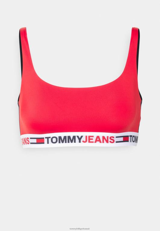 الأحمر الأساسي Tommy Hilfiger أعلى بيكيني bralette 446446247