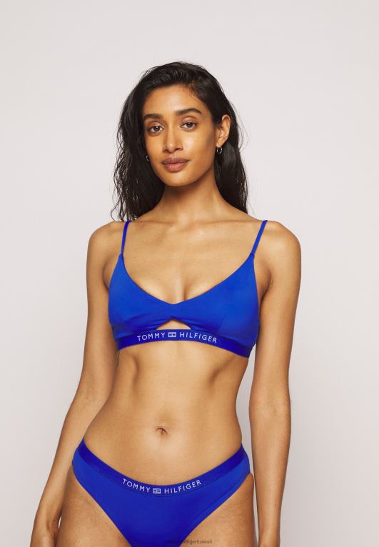 أزرق فائق Tommy Hilfiger أعلى بيكيني bralette 446447363