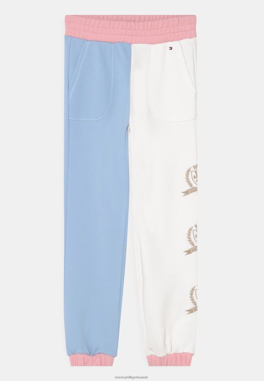 الأبيض القديم Tommy Hilfiger أيقونة colorblock رياضية قيعان بيضاء قديمة 446446378