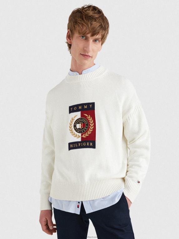 عاج Tommy Hilfiger أيقونات الطائر الرسومي intarsia 446441313