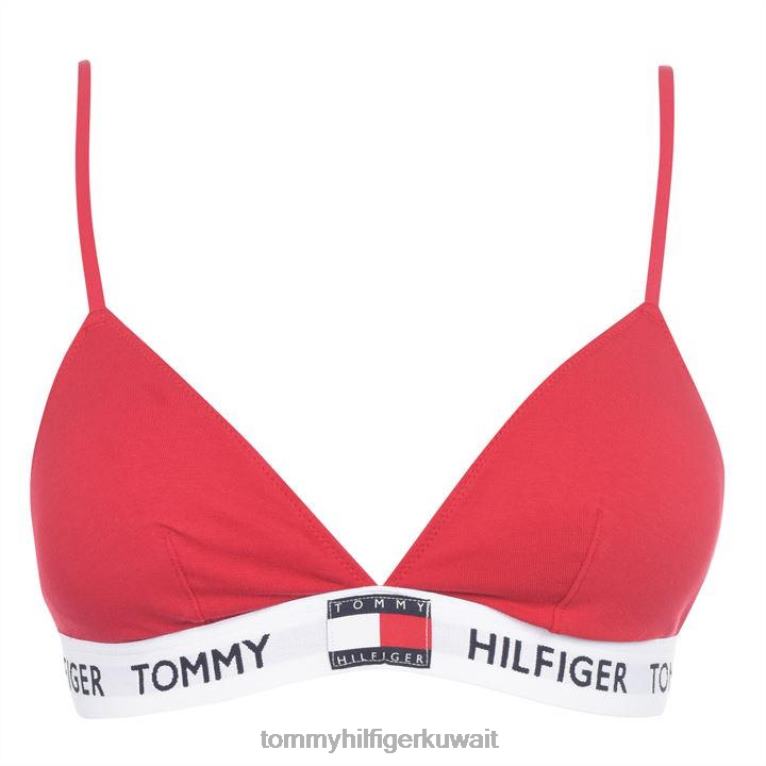 التانغو الأحمر XCN Tommy Hilfiger حمالة صدر مثلثة مبطنة بالقطن العضوي 4464420330