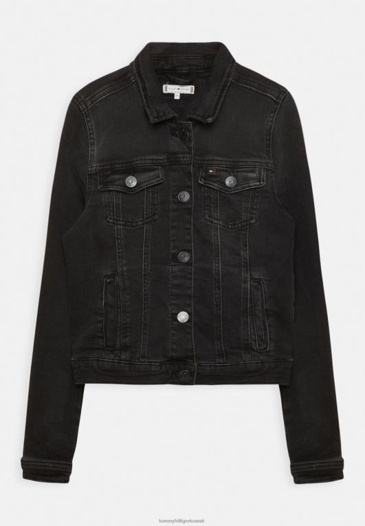blackused Tommy Hilfiger سترة الدنيم سائق الشاحنة العادية 446446270