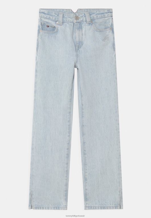 bleachrigid Tommy Hilfiger بنطال جينز مبيض بفتحات صديقة 446448710