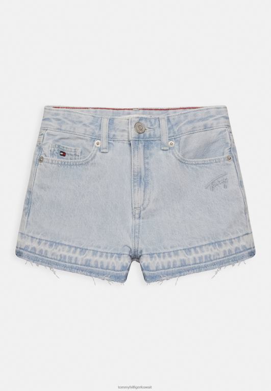 bleachrigid Tommy Hilfiger صديقة التبييض شورت جينز قصير 446448766