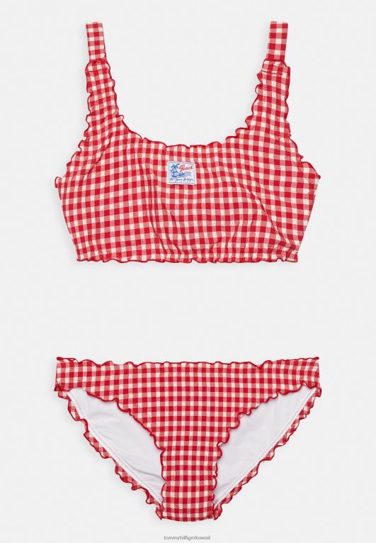 أحمر Tommy Hilfiger مجموعة بيكيني براليت 446446667