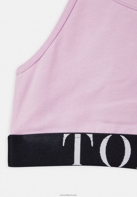 أرجواني مضيء/سماء الصحراء Tommy Hilfiger قميص داخلي من Bralette مكون من قطعتين 446448865
