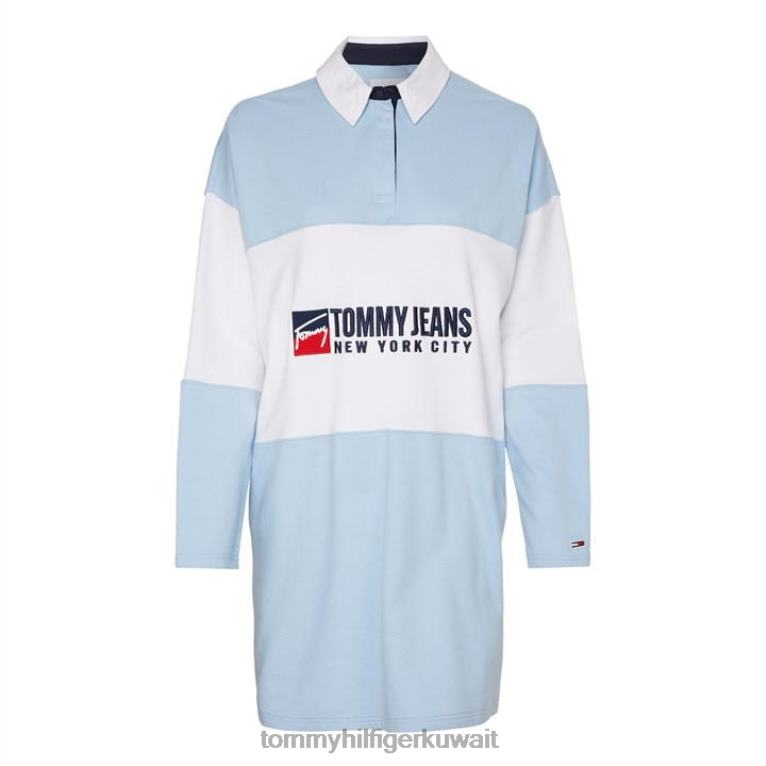 السماء c1q Tommy Hilfiger فستان الرجبي الرياضي 4464420151