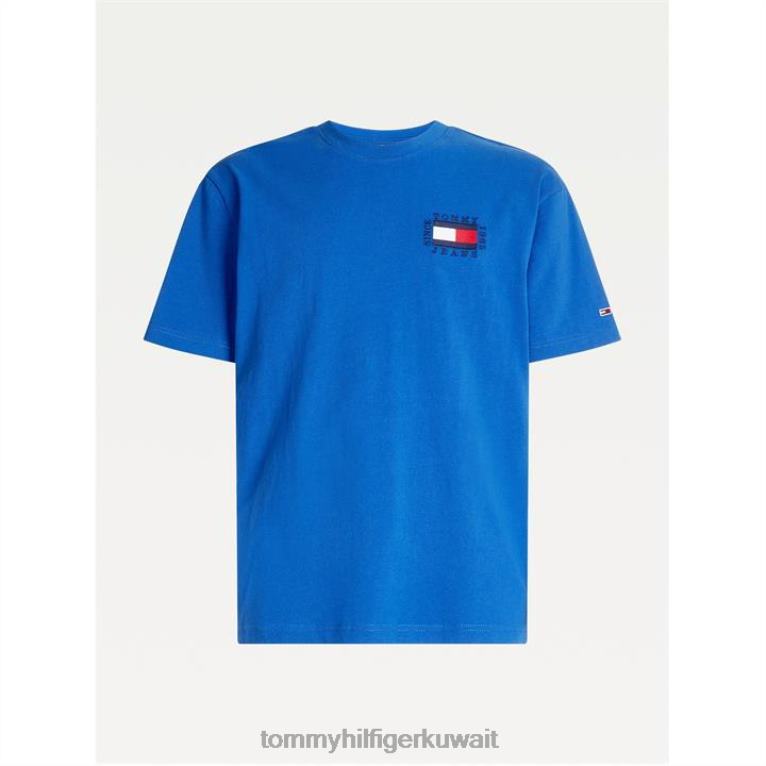 المثل الأزرق c63 Tommy Hilfiger تي شيرت علم مربع 4464420124