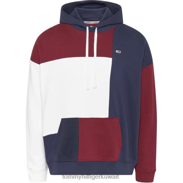 متعدد c87 Tommy Hilfiger هوديي بكتلة ألوان عكسية 4464419862
