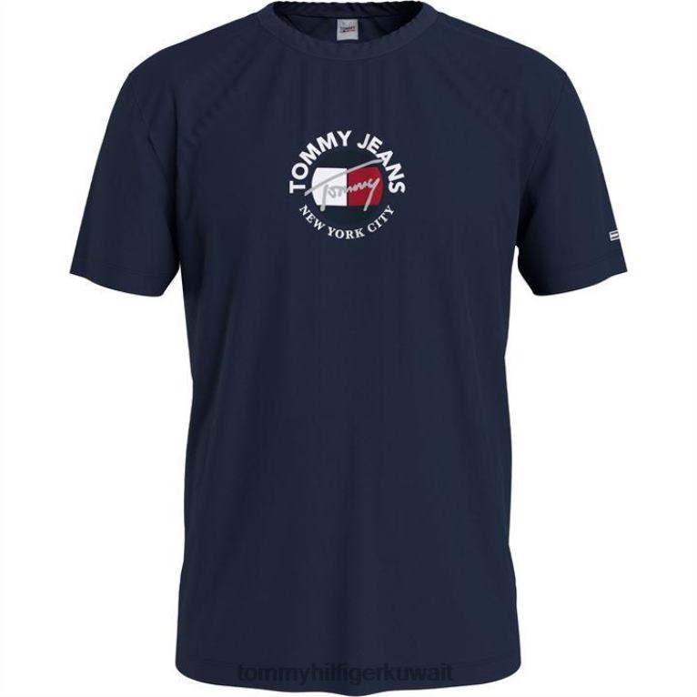 البحرية c87 Tommy Hilfiger تومي جينز تي شيرت الخالدة 4464420048