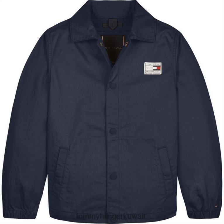 البحرية c87 Tommy Hilfiger سترة المدرب 4464420931