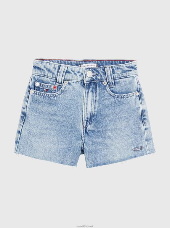 com.softlyocelrig Tommy Hilfiger الفتيات 3-7 صديقة السراويل الجينز الناعمة الباهتة 44644381