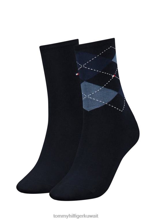 dunkelblau Tommy Hilfiger زوجان من الجوارب 446446992