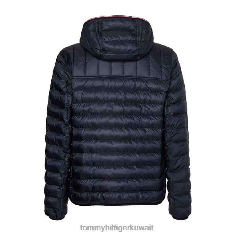 سماء الصحراء dw5 Tommy Hilfiger سترة بغطاء للرأس معاد تدويرها وقابلة للتعبئة 4464419599