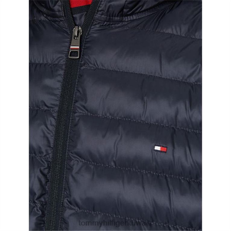 سماء الصحراء dw5 Tommy Hilfiger سترة بغطاء للرأس معاد تدويرها وقابلة للتعبئة 4464419599