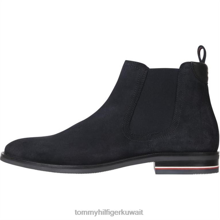 سماء الصحراء dw5 Tommy Hilfiger توقيع هيلفيغر من جلد الغزال تشيلسي 4464419696