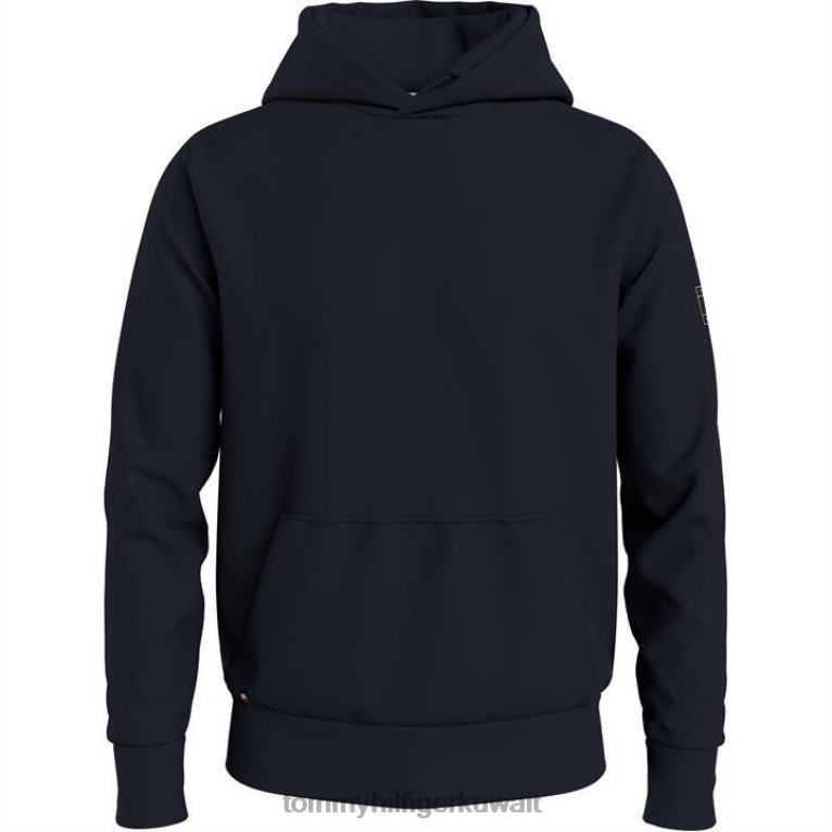 سماء الصحراء dw5 Tommy Hilfiger سترة بغطاء للرأس معاد تدويرها 4464419919