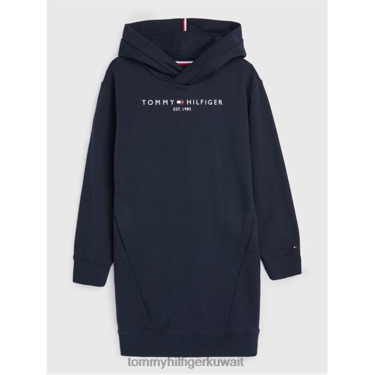 سماء الصحراء dw5 Tommy Hilfiger فستان عرق هوديي أساسي l/s 4464420939