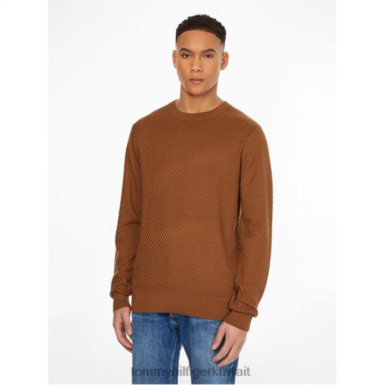 كاكي صحراوي gw5 Tommy Hilfiger هيكل من القماش القطني برقبة دائرية 4464420969