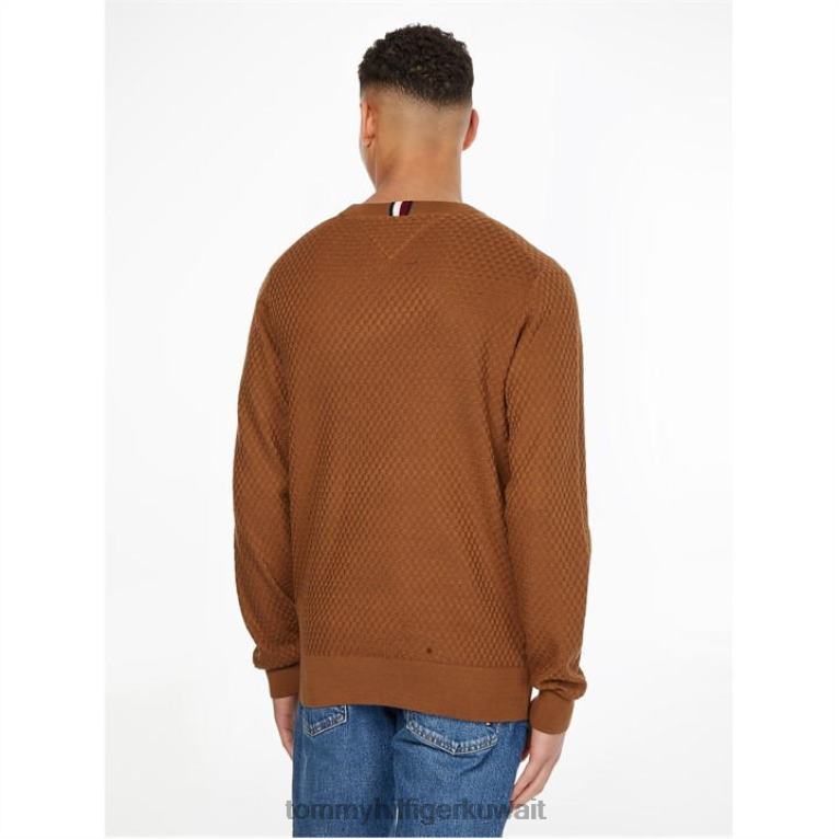 كاكي صحراوي gw5 Tommy Hilfiger هيكل من القماش القطني برقبة دائرية 4464420969