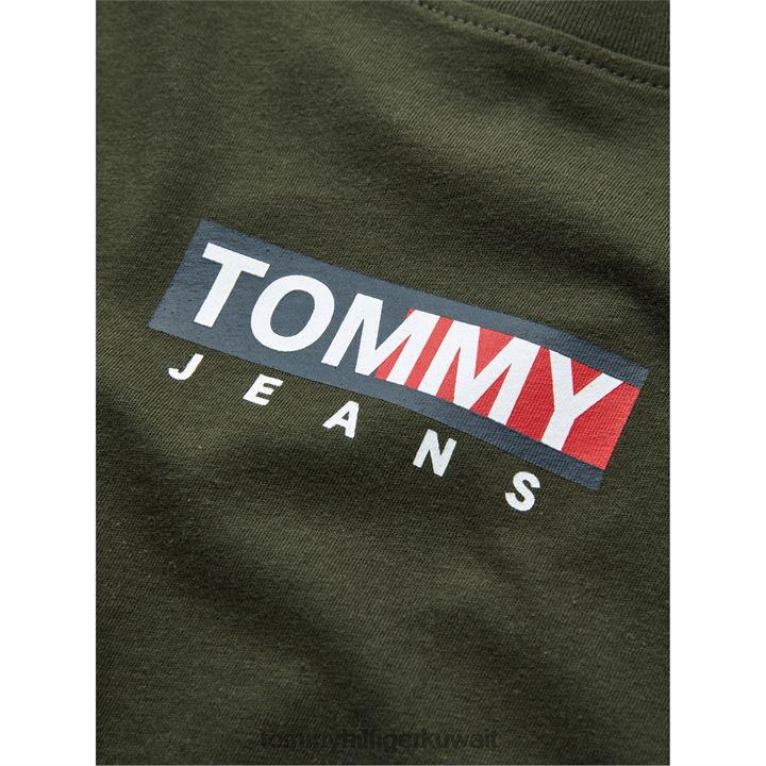 mrz darkolive Tommy Hilfiger تي شيرت الطباعة الأصلية 4464420364
