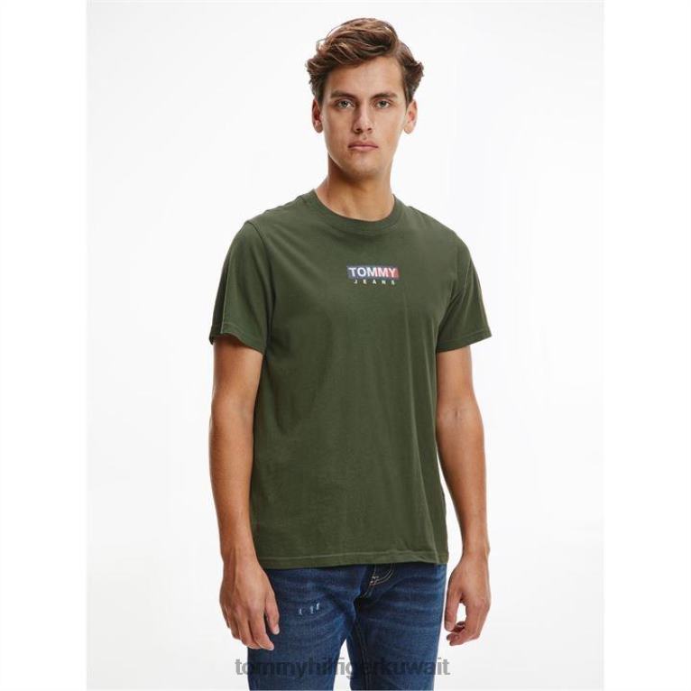 mrz darkolive Tommy Hilfiger تي شيرت الطباعة الأصلية 4464420364