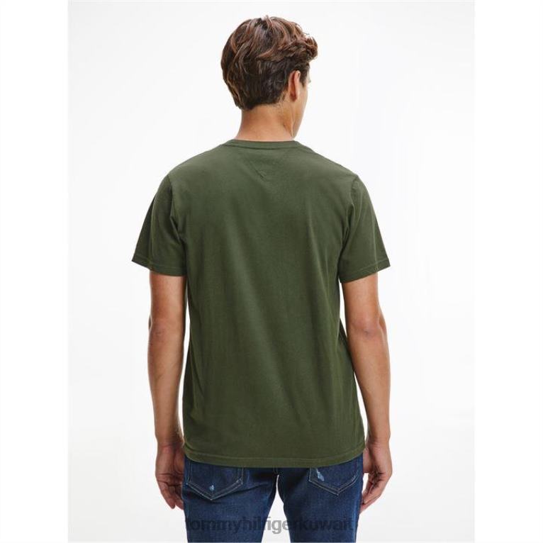 mrz darkolive Tommy Hilfiger تي شيرت الطباعة الأصلية 4464420364