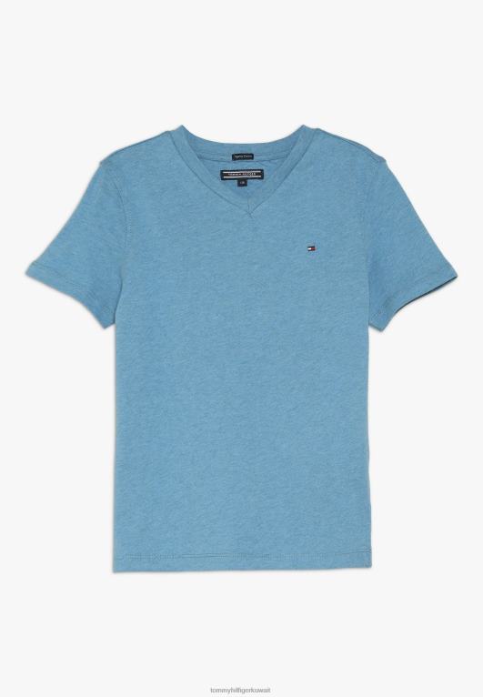 royalblau Tommy Hilfiger الأولاد الأساسية الأساسية تي شيرت 446444175