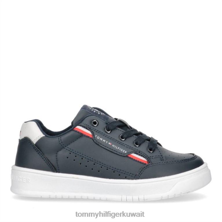 أزرق/أبيض x007 Tommy Hilfiger كريم لو ترينرز جونيور 4464420385
