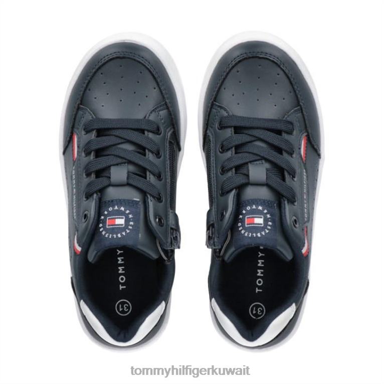 أزرق/أبيض x007 Tommy Hilfiger كريم لو ترينرز جونيور 4464420385