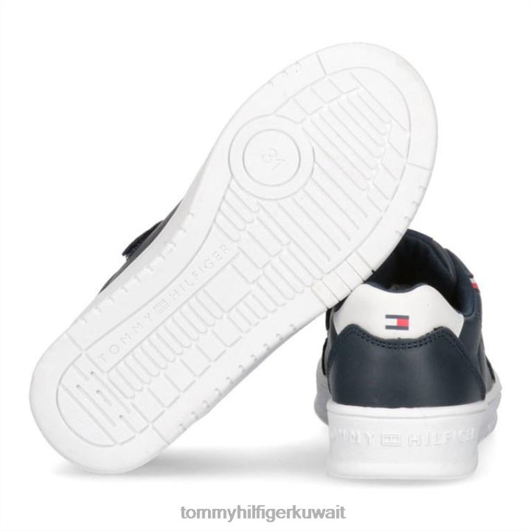 أزرق/أبيض x007 Tommy Hilfiger كريم لو ترينرز جونيور 4464420385