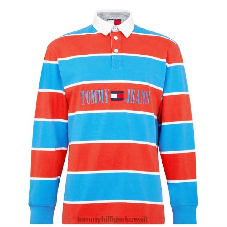 عربة xm6 Tommy Hilfiger قميص بولو الرجبي الحمضي 4464420195
