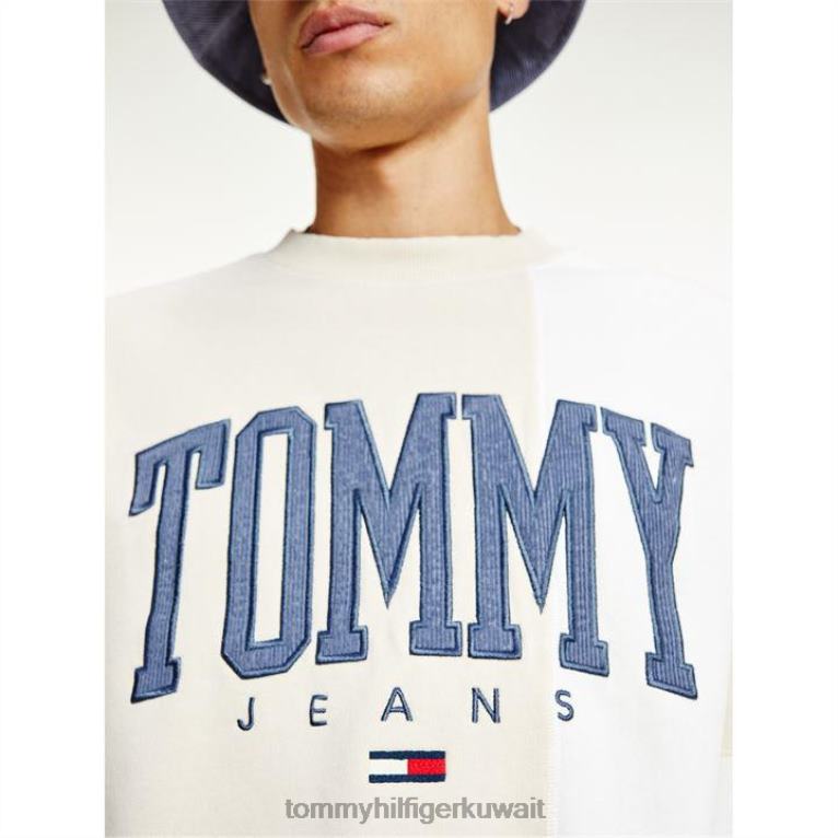 ya8 إيفو الحرير Tommy Hilfiger تومي جينز قميص من النوع الثقيل للرجال 4464419850