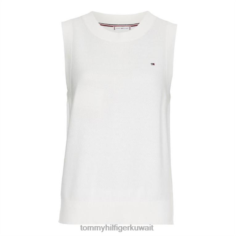 إكرو ybl Tommy Hilfiger سترة بدون أكمام من نسيج C-NK من شركة org co 4464420993